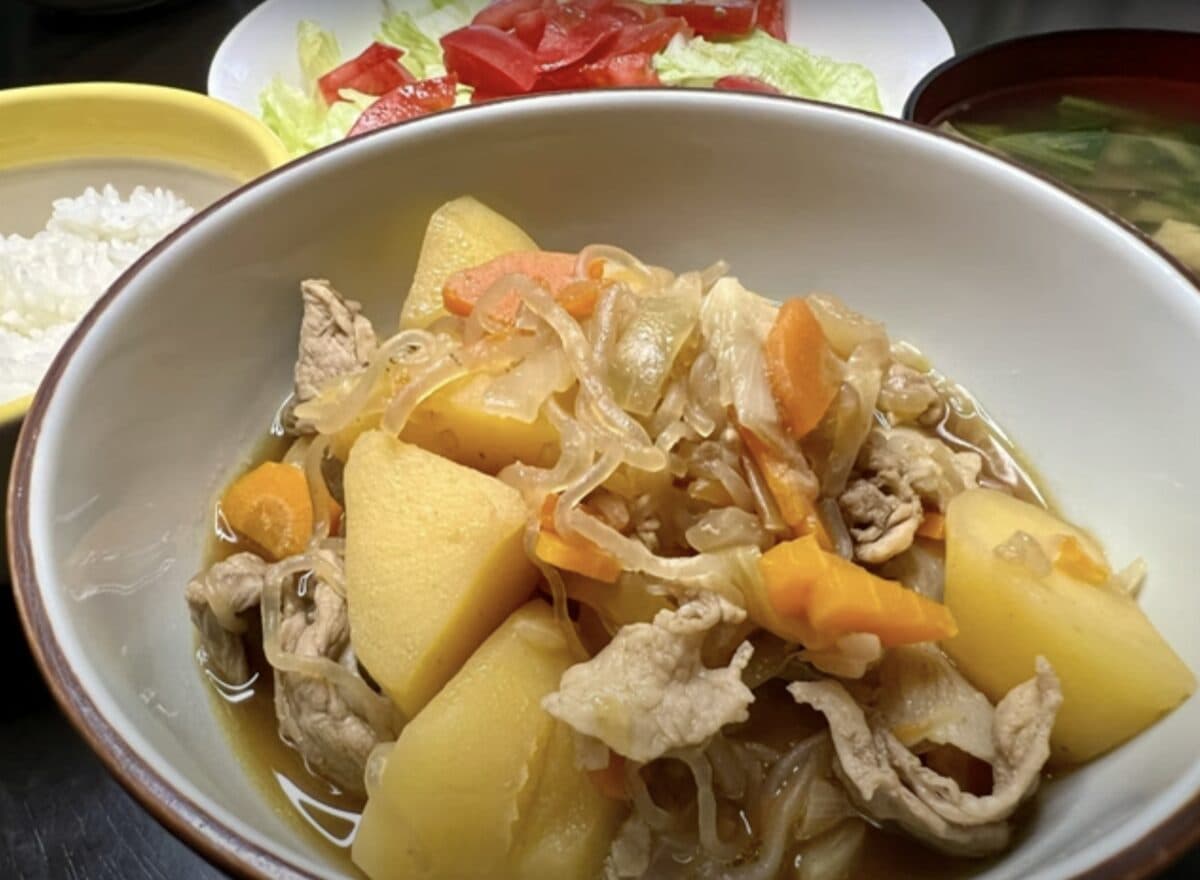 Quick Nikujaga (Japanese Meat and Potato Stew)