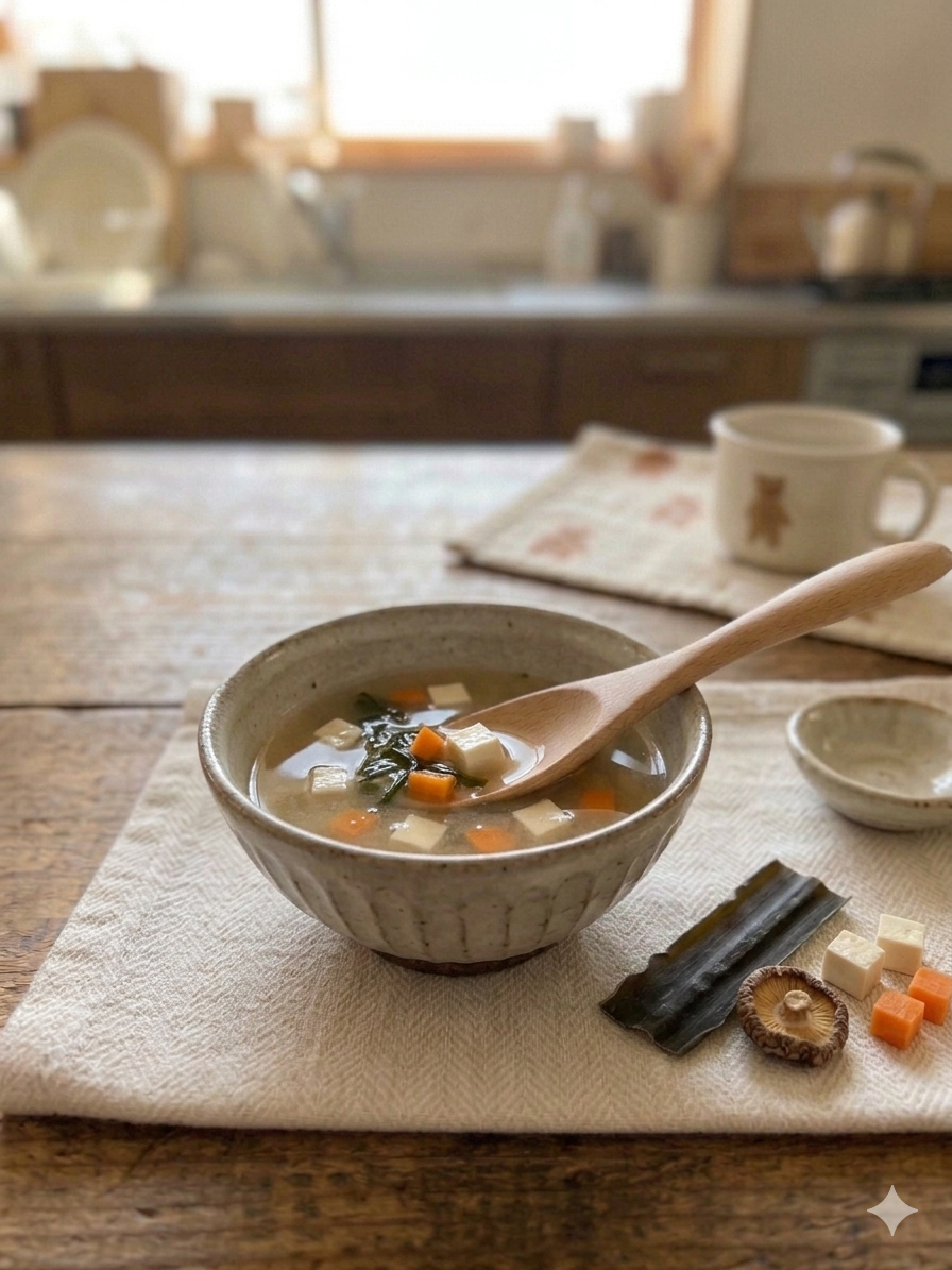 Miso Soup for Babies (Mild &amp; Nutritious) - 7-8 months Baby Food | JapanDish